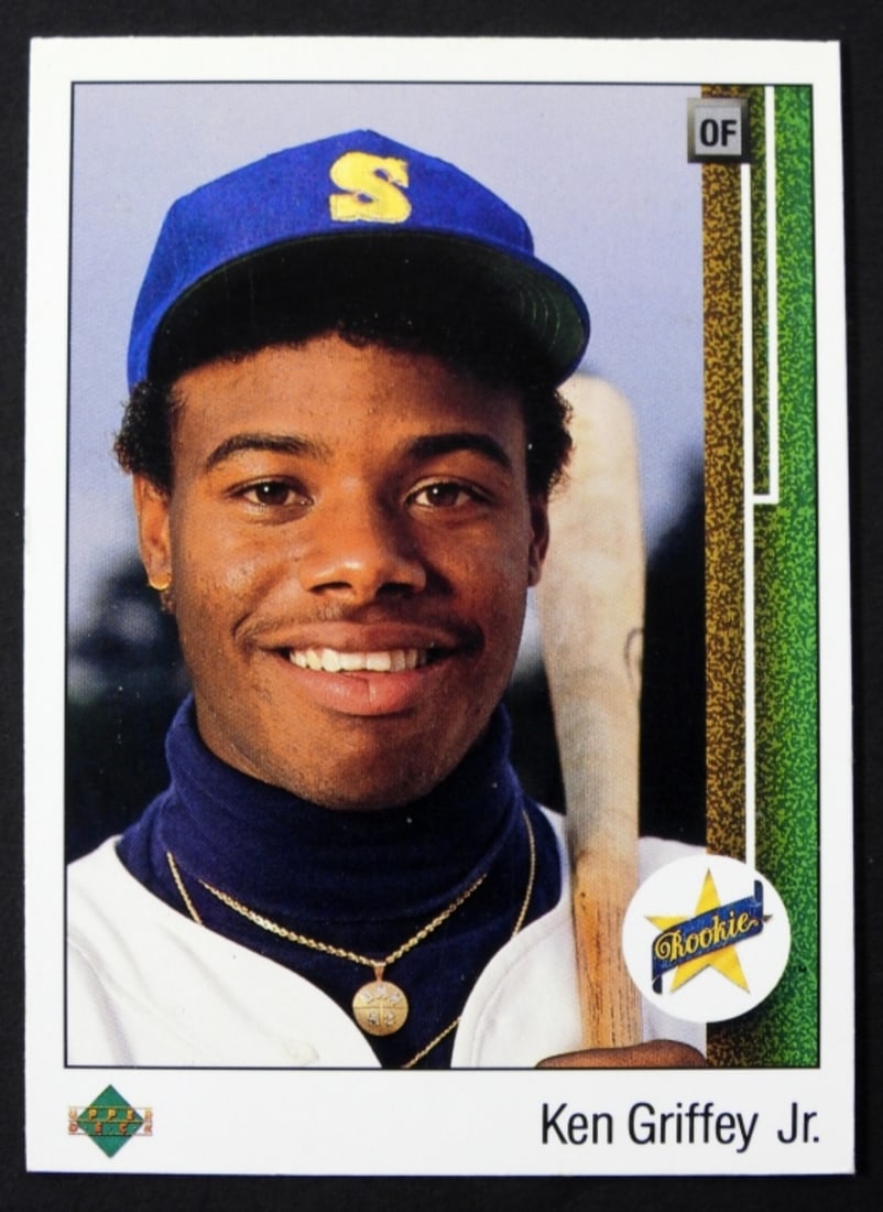 1989 UPPER DECK KEN GRIFFEY JR ROOKIE: EM - GREAT COLOR & GLOSS