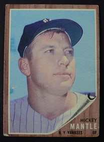 1962 TOPPS MICKEY MANTLE #200
