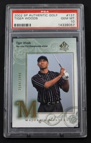 2002 SP AUTHENTIC GOLF- #137 TIGER WOODS