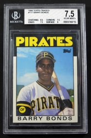 1986 TOPPS #11T BARRY BONDS