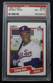 1990  FLEER- #548- SAMMY SOSA