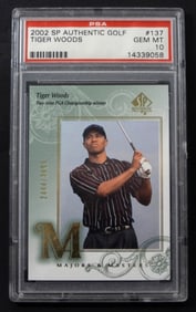 2002-SP AUTHENTIC GOLF-#137 TIGER WOODS