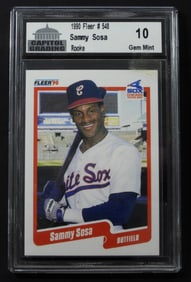 1990-FLEER-# 548- SAMMY SOSA