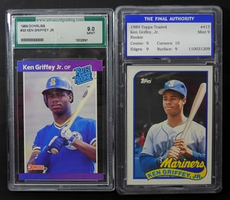 1989  DONRUSS & TOPPS KEN GRIFFEY JR