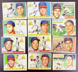(12) 1955/56 TOPPS-CARDINALS