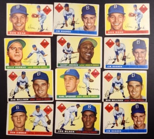 (12)1955 TOPPS-BROOKLYN DODGERS