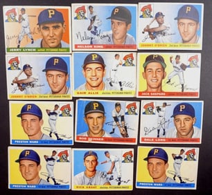 (12)1955 TOPPS-PITTSBURGH PIRATES