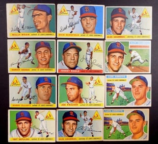(12)1955/56 TOPPS-ST.LOUIS CARDINALS
