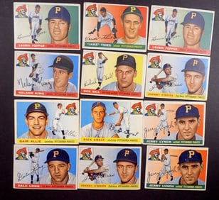 (12)1955 TOPPS-PITTSBURGH PIRATES