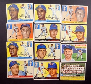 (12)1955/56 TOPPS-CINCINNATI REDLEGS