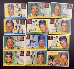 (12)1955/56 TOPPS-BOSTON RED SOX