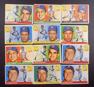 (12)1955 TOPPS-KANSAS CITY ATHELTICS