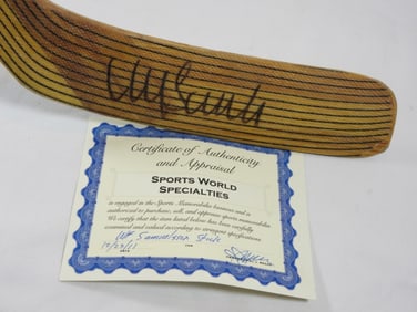 ULF SAMUELSSON SIGNED HOCKEY STICK