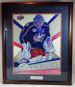 STEVE MASON SIGNED FRAMED PHOTO