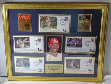 MARK McGWIRE FRAMED CACHET 1998