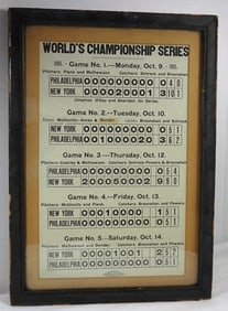 RARE 1905 WORLD SERIES CHAMPIONSHIP