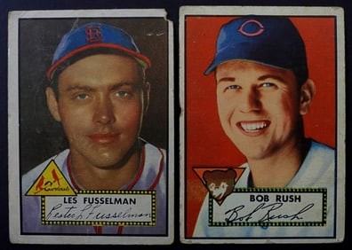 (2)1952 TOPPS-CARDINALS & CHICAGO CUBS