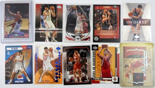 (10) YAO MING BASKETBALL CARDS