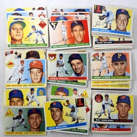 (96) 1955 TOPPS BASEBALL STARTER SET