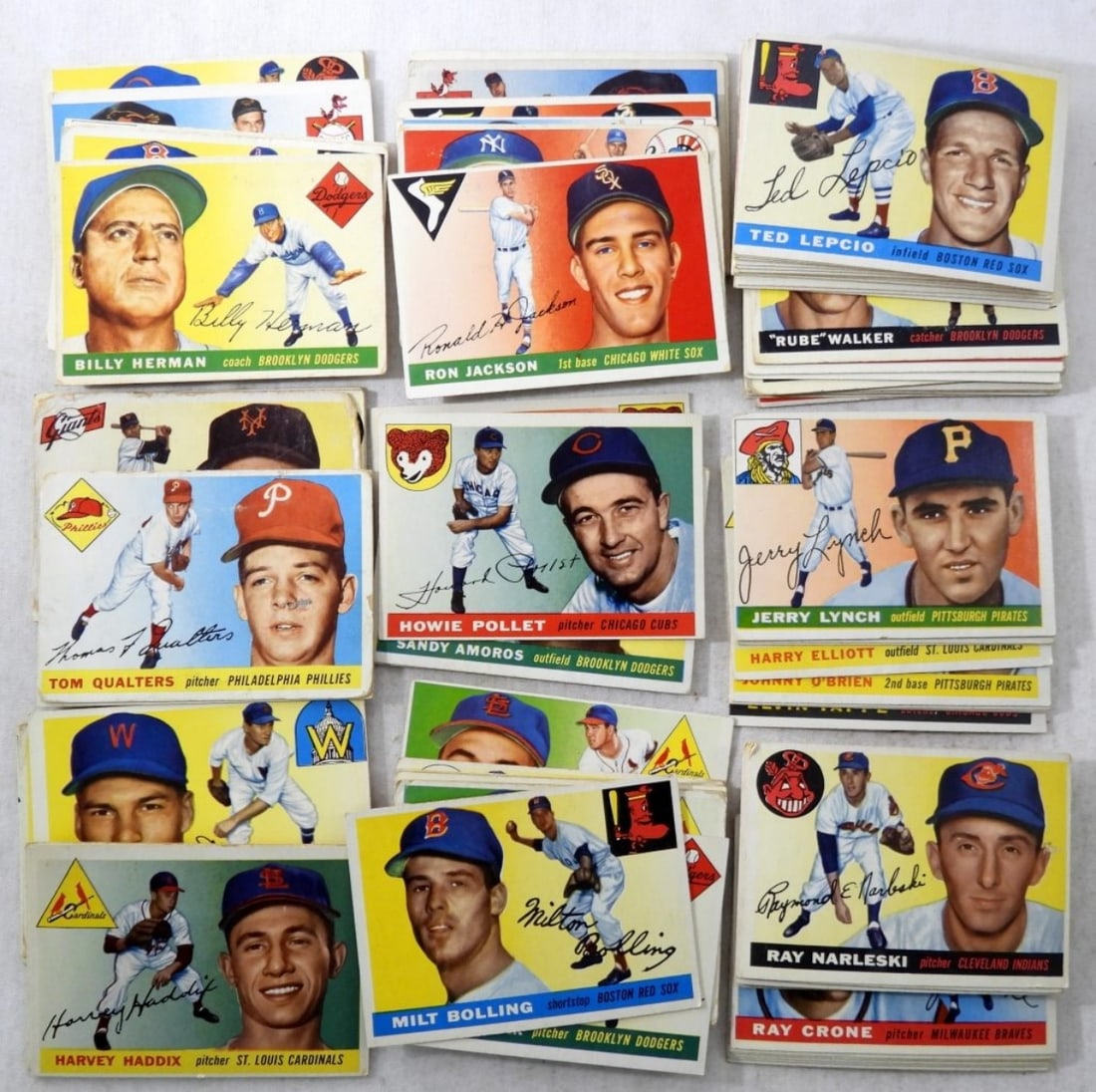 (96) 1955 TOPPS BASEBALL STARTER SET (1 of 2)