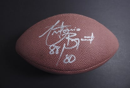 ANTONIO BRYANT SIGNED WILSON FOOTBALL