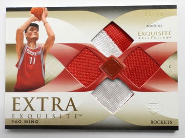 YAO MING LIMITED JERSEY PATCH CARD 05/10