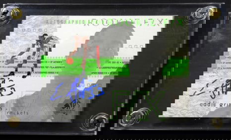 2001-02 UD # 130 EDDIE GRIFFIN AUTO  ROOKIE