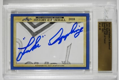2018 LEAF LUKE APPLING AUTO CARD