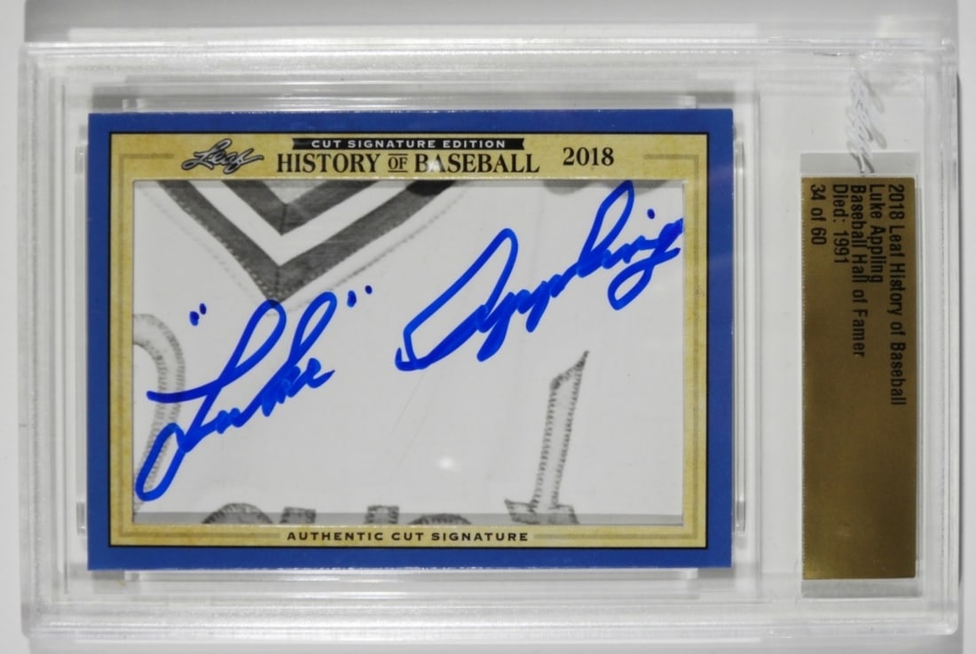 2018 LEAF LUKE APPLING AUTO CARD (1 of 2)
