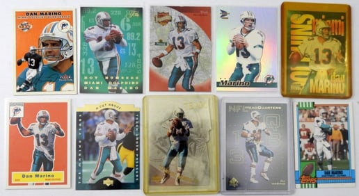 (10) DAN MARINO PREMIUM FOOTBALL CARDS
