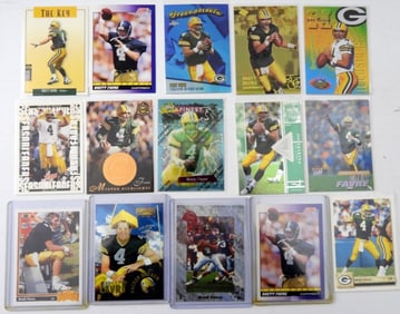 (15) BRETT FAVRE PREMIUM CARD LOT