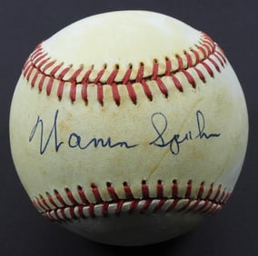 WARREN SPAHN SIGNED BASEBALL