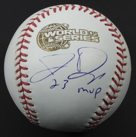 JERMAINE DYE AUTO WORLD SERIES BASEBALL