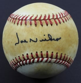 JOE NIEKRO SIGNED BASEBALL