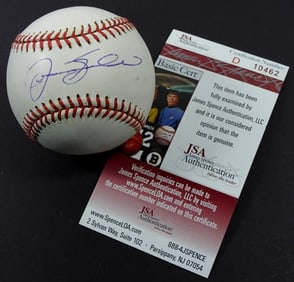 JASON SCHMIDT SIGNED BASEBALL COA JSA