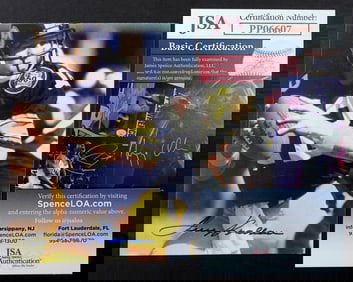 TERRY BRADSHAW SIGNED PHOTO JSA COA