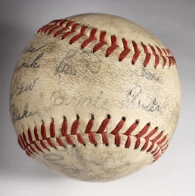 1967 AUTO CHICAGO CUBS TEAM BASEBALL