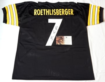 SIGNED ROETHLISBERGER JERSEY COA