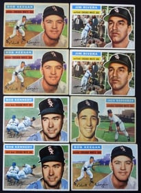 (8)1956 TOPPS-CHICAGO WHITE SOX
