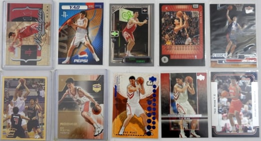 (10) YAO MING BASKETBALL CARDS