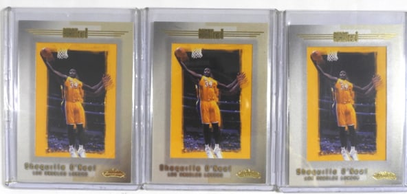 (3) SHAQUILLE O'NEAL 2001-02 FLEER