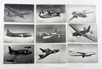 (10) 1955 PENNY ARCADE MILITARY AIRCRAFT