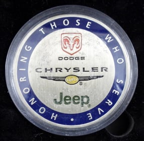 CHRYLSER "JEEP" COMMEMORATIVE ROUND