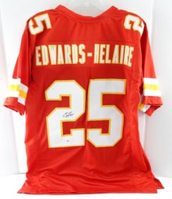 NFL EDWARDS-HELAIRE #25 AUTO JERSEY COA