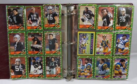 1986 TOPPS FOOTBALL SET without RICE (R)