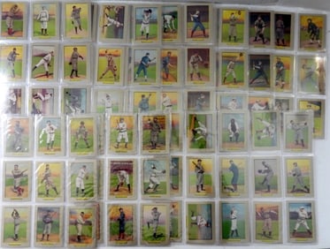 (99) REPRINT TURKEY RED BASEBALL CARDS