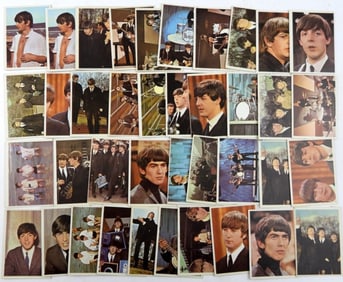 39 BEATLES COLOR CARDS - TRADING CARDS
