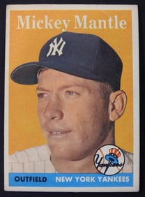 1958 TOPPS MICKEY MANTLE #150
