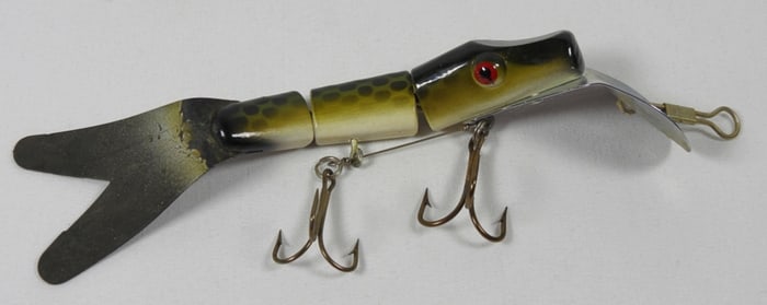 VINTAGE FISHING LURE with TAIL