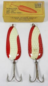 (2) LOU J EPPINGER "HUSKIE JUNIOR" LURES